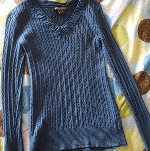 Cable knit sweater
